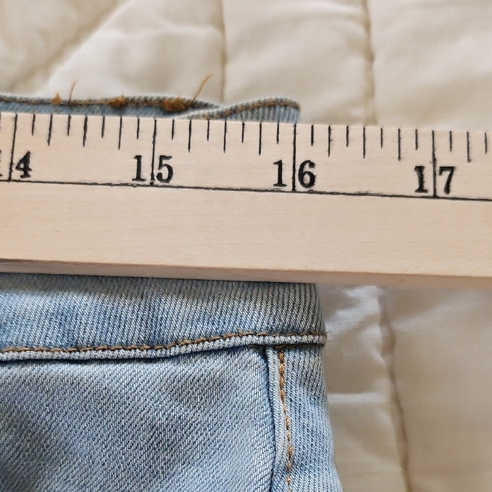 Athina - High Rise - Shimmer Shingle Skinny Jeans- size L - Picture 4 of 7